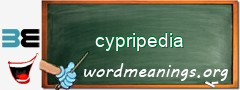 WordMeaning blackboard for cypripedia